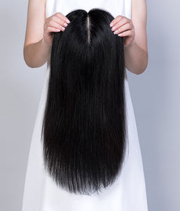 LavishTop Natural Scalp Hair Topper - Medium
