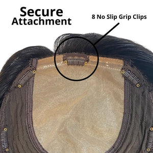 LavishTop Natural Scalp Hair Topper - Medium