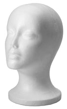 Load image into Gallery viewer, Hair Topper Styrofoam Wig Head and Portable Stand